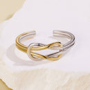 925 Sterling Silver Plated White Gold Ring for Women-3