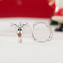 925 Sterling Silver White Gold Plated Pavé Set CZ Earrings for Women-2
