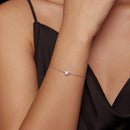 S925 Sterling Silver Moissanite Bracelet 15+3cm for Women-5