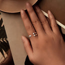 925 Sterling Silver Oxidized 0.15-0.8cm Ring-5