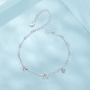 925 Sterling Silver White Gold Plated CZ Bracelet for Women-4