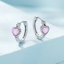 925 Sterling Silver Translucent Opal Earrings for Women-2