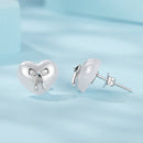 925 Sterling Silver Earrings with Quality Shell Pearl, Size 1*1.2cm for Women-4