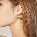 925 Sterling Silver Earrings with Glass Bead for Women-7