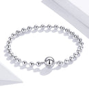 925 Sterling Silver Bracelet 17cm Oxidized & Platinum Plated for Women-2