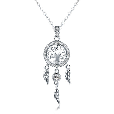 925 Sterling Silver Necklace 36-45cm with Pendant for Women