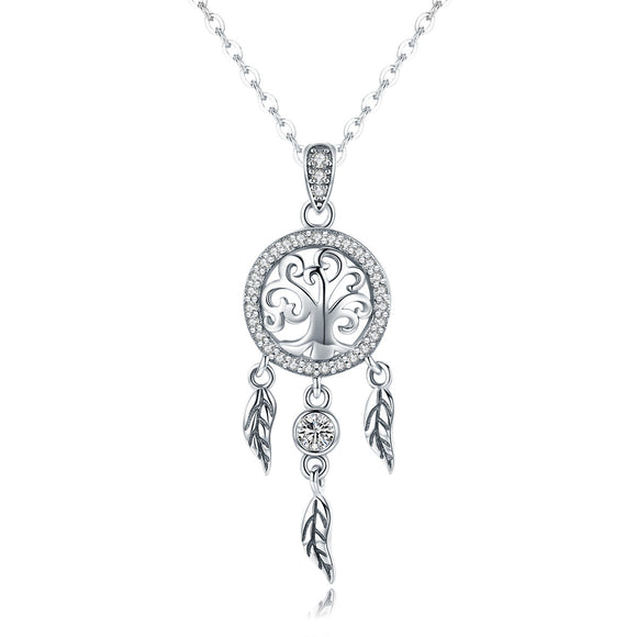925 Sterling Silver Necklace 36-45cm with Pendant for Women