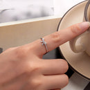 925 Sterling Silver Oxidized Silver Ring for Unisex-5