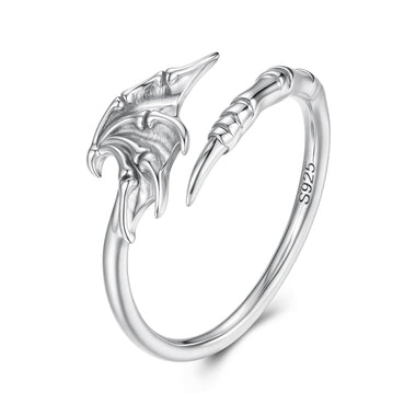 925 Sterling Silver Oxidized Silver 0.7cm Swing Rings for Women
