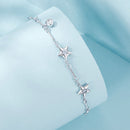 925 Sterling Silver White Gold Plated CZ Bracelet for Women-3