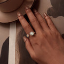 925 Sterling Silver Width 1.8mm Pavé Setting CZ Luminous Stone Ring-7