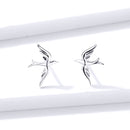 925 Sterling Silver Earrings 0.7*1.2cm for Women-5