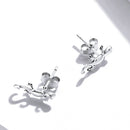 925 Sterling Silver Earrings 1.3*0.6cm for Women-5