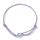 925 Sterling Silver Adjustable 24cm CZ Resin Bracelet for Women-2