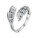 925 Sterling Silver Oxidized 0.2cm Ring-1
