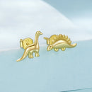 925 Sterling Silver Earrings with Oxidized Finish, 1.1*1cm & 1.2*0.6cm for Women-4