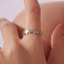 925 Sterling Silver Oxidized Silver 0.5cm Ring-5