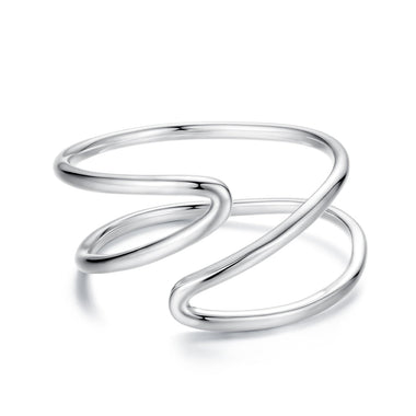 925 Sterling Silver Oxidized Silver 0.12-0.9cm Ring for Unisex