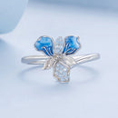925 Sterling Silver Opal Enamel Ring for Women-6