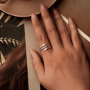 925 Sterling Silver Oxidized Silver Adjustable Rings-7