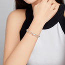 925 Sterling Silver Oxidized Bracelet 17cm for Women-7