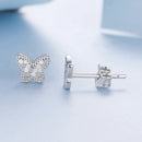 925 Sterling Silver Earrings with Plated White Gold for Women-4