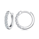 925 Sterling Silver 2.0mm Moissanite Earrings for Women-2