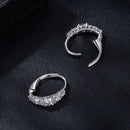 925 Sterling Silver Moissanite Earrings 13*4mm for Women-5