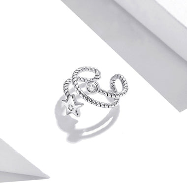 925 Sterling Silver Oxidized Silver Pavé Setting CZ Earrings - 0