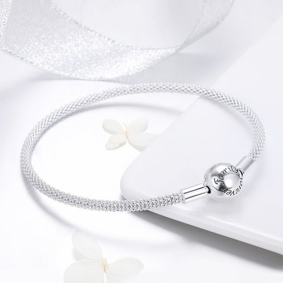 925 Sterling Silver SCB Bracelet Size 17.0cm