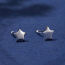 S925 Sterling Silver Earrings with Plated Platinum Finish for Women-3