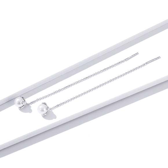925 Sterling Silver Earrings with Quality Shell Pearl