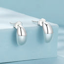 925 Sterling Silver Earrings, Size 10*5mm - Oxidized Silver for Women-5