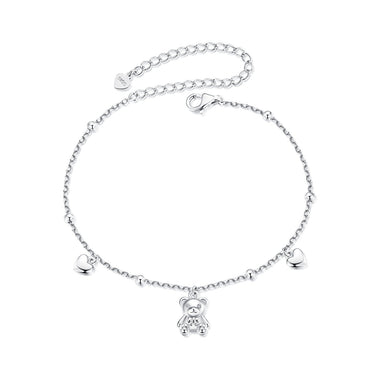 925 Sterling Silver Bracelet with Pavé Setting CZ, 150+60mm Length for Women - 0