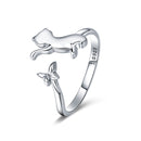 925 Sterling Silver Ring with 0.2cm Width and 1.2cm Claw Height-1
