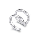 925 Sterling Silver Earrings 1.2*0.8cm with Platinum Plating for Women-1