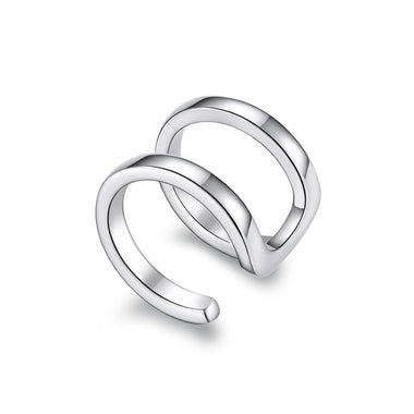 925 Sterling Silver Earrings 1.2*0.8cm with Platinum Plating for Women