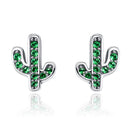 925 Sterling Silver 0.60 Carat Cubic Zirconia Earrings for Women-3