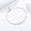 925 Sterling Silver Bracelet 22CM for Women-2