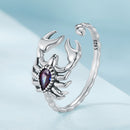 925 Sterling Silver Pavé CZ Oxidized Silver Ring 1.9mm Style E-3