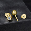 925 Sterling Silver Moissanite 0.1ct Earrings for Women-2