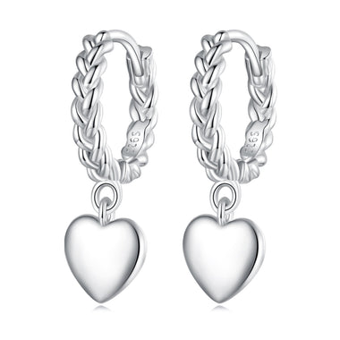 S925 Sterling Silver Earrings for Women with Platinum Plating