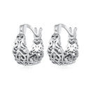 925 Sterling Silver Earrings with Pavé Setting CZ-2