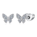 925 Sterling Silver Moissanite Necklace 0.5x0.6cm for Women-1