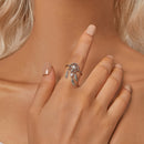 925 Sterling Silver Nano Opal Stone Ring for Women-7