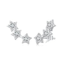 925 Sterling Silver Pavé Setting CZ Earrings for Women-2