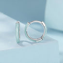 925 Sterling Silver Enamel Oxidized Earrings for Women-4