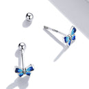 S925 Sterling Silver Enamel Oxidized Earrings for Women-5