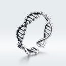 925 Sterling Silver Oxidized Ring for Women-2