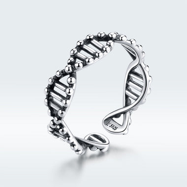 925 Sterling Silver Oxidized Ring for Women - 0